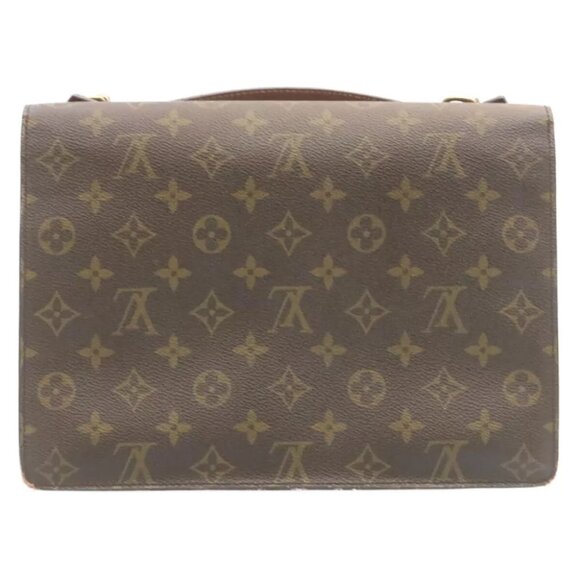 LOUIS VUITTON Monogram Monceau 2Way Hand Bag M51185 LV Auth jk753 - Picture 2 of 16